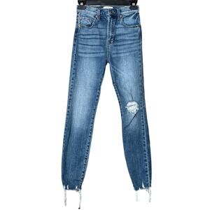 Pistola Mystique Cara High Rise Slim Fit Stretch Denim Jeans Blue Size 24